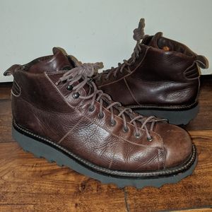 Cole Haan Men's Brown Leather Mid Boots